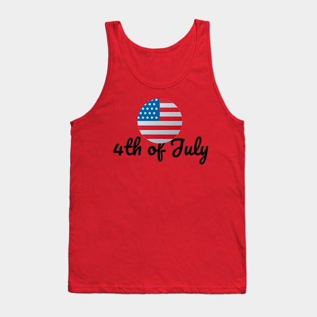 Independence Day USA Tank Top by JustPureCreatives